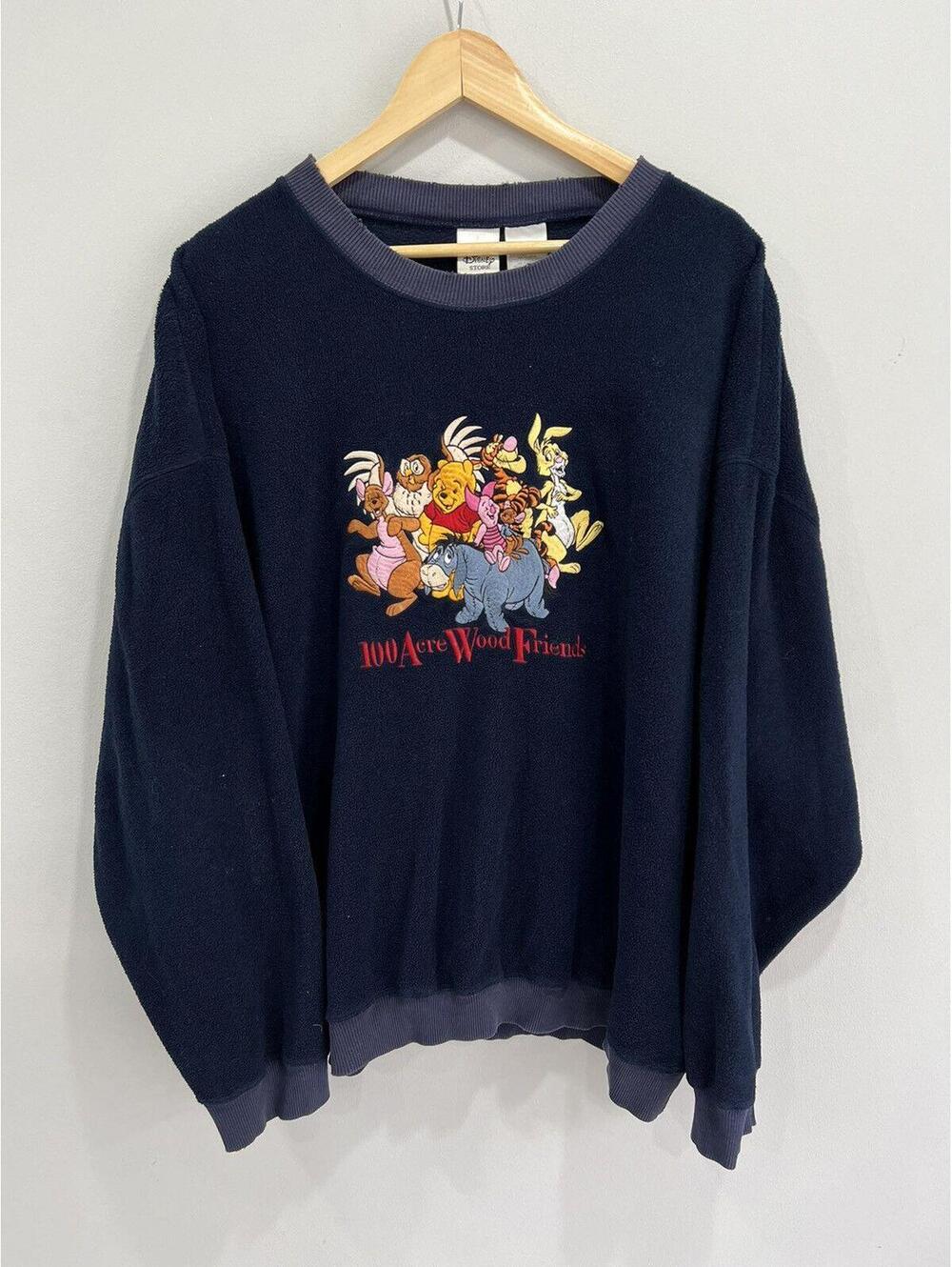 Vintage Winnie The Pooh Disney Fleece Sweater